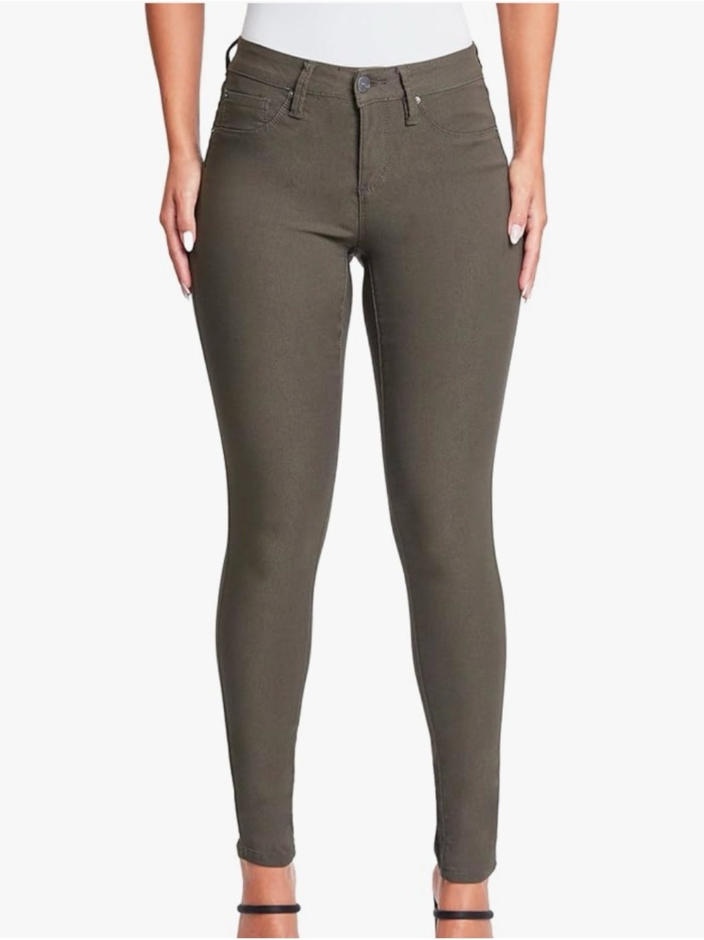 YMI High-Rise Olive Skinny Women’s Jeans